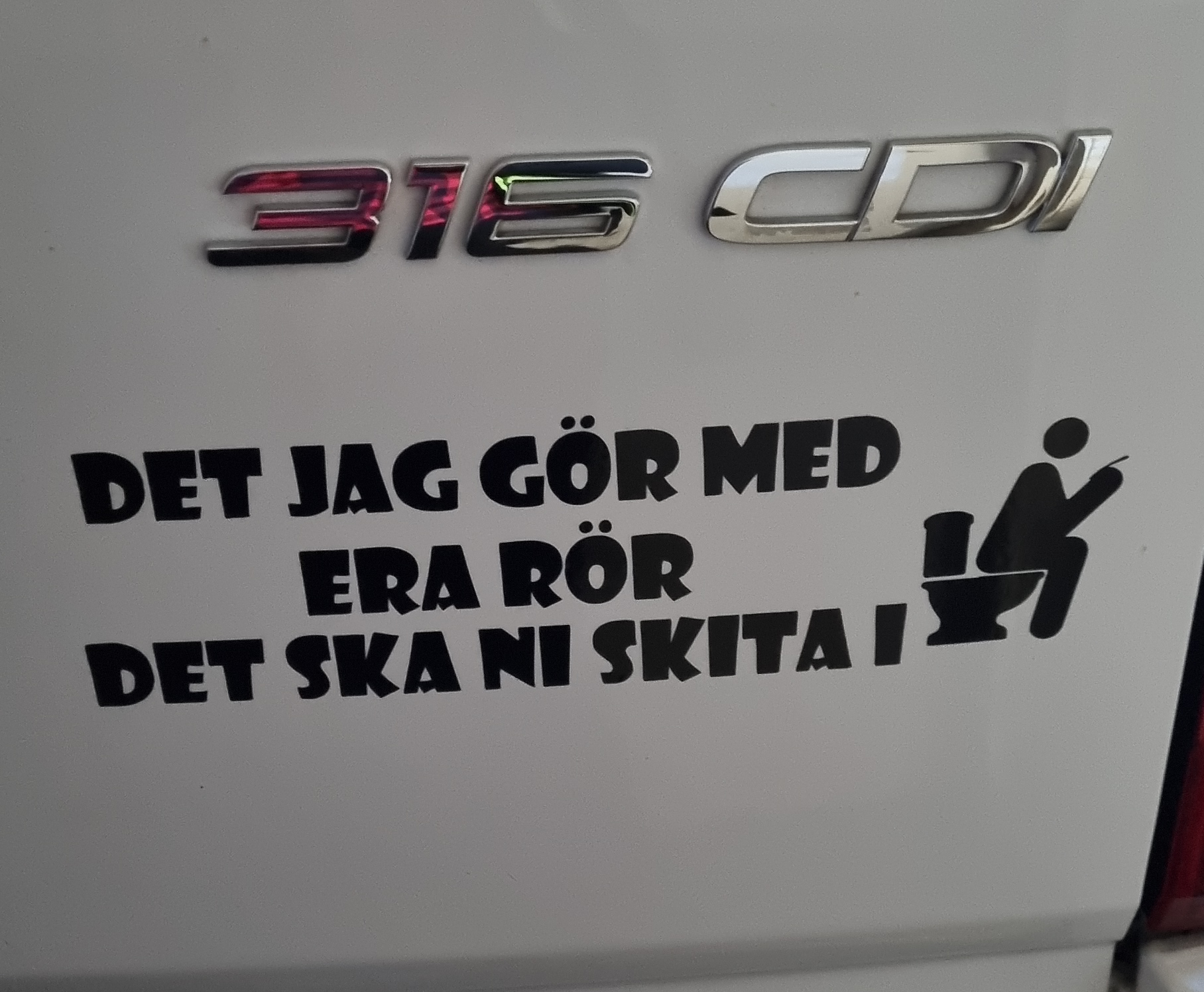 Det jag gör med era rör